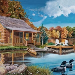 Autumn Loons  - Original Available